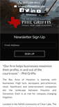 Mobile Screenshot of griffislawfirm.com